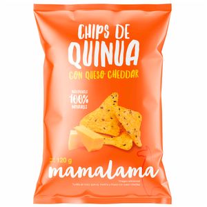 Chips de Quinua MAMALAMA Queso Cheddar Bolsa 120g