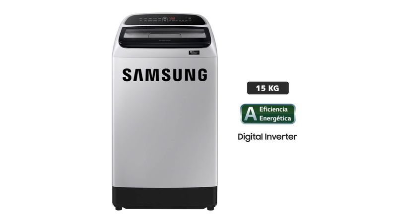 Samsung, Lavadora, 17 KG, Gris