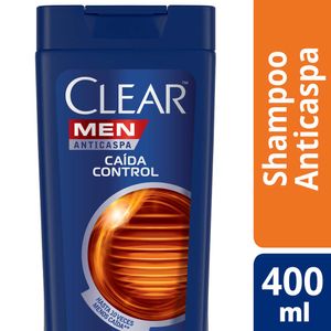 Shampoo CLEAR Anticaspa Men Control Caída Frasco 400ml