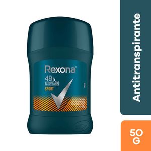 Desodorante en Barra para Hombre REXONA Sport Intense Odor Control Frasco 50g