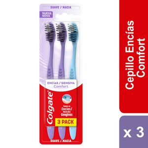 Cepillo de Dientes COLGATE Encías Comfort Paquete 3un