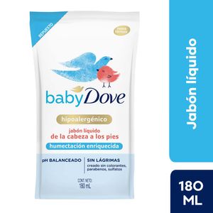 Jabón Líquido DOVE Baby Humectación Enriquecida Doypack 180ml