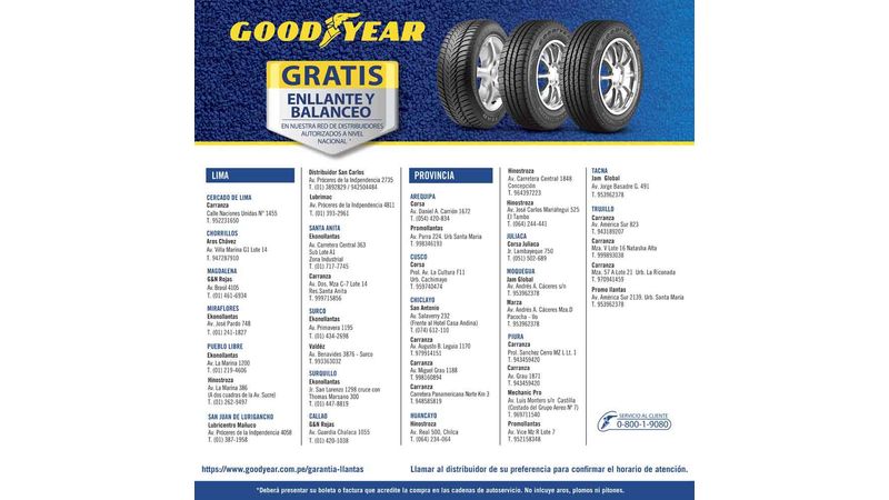 Llanta GOODYEAR Direction Touring 175 70R13 Vivanda