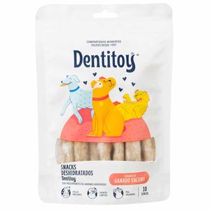 Cuidado y limpieza mascota DENTITOY Cuidado oral para perros carnaza palitos Paquete 1Un