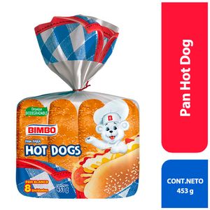 Pan para Hot Dog BIMBO Bolsa 8un