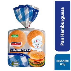 Pan para Hamburguesa BIMBO Bolsa 8un