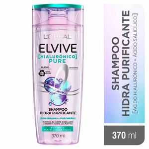 Shampoo Ácido Hialurónico ELVIVE Pure Frasco 370ml