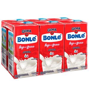 Mezcla Láctea Light BONLÉ Caja 480g Paquete 6un