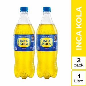 Pack Gaseosa INCA KOLA Botella 1L x 2un