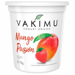 Yogurt Griego Mango con Fresa VAKIMU YOG Pote 1Kg