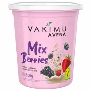 Yogurt Vegano VAKIMU Mix Berries Pote 500g