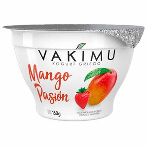 Yogurt Griego VAKIMU Sabor a Mango Pasión Pote 160g