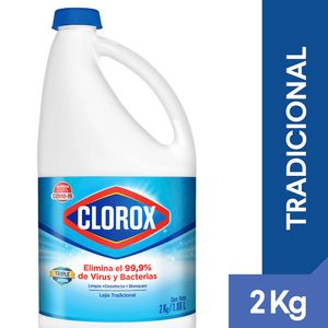 Lejía CLOROX Tradicional Botella 2kg