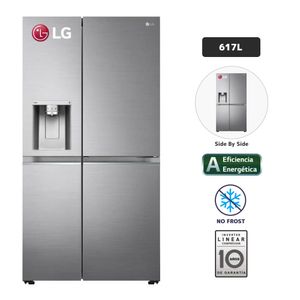 Refrigeradora LG 617L No Frost LS66SDP Plateado