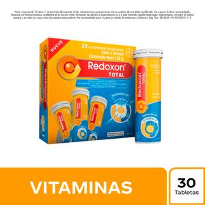 Comprimidos Efervescentes REDOXON Vitamina C Tubo 45g x 3un