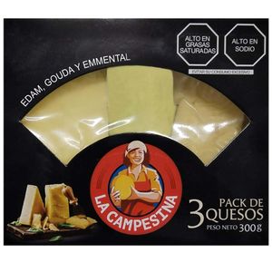Pack Quesos Gourmet CAMPESINA Caja 300g