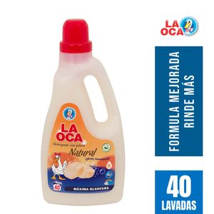 Detergente Líquido LA OCA con Jabón Natural Galonera 2L