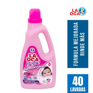 Detergente líquido LA OCA Ropa delicada Galonera 2L