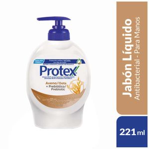 Jabón Líquido Antibacterial PROTEX Avena Frasco 221ml