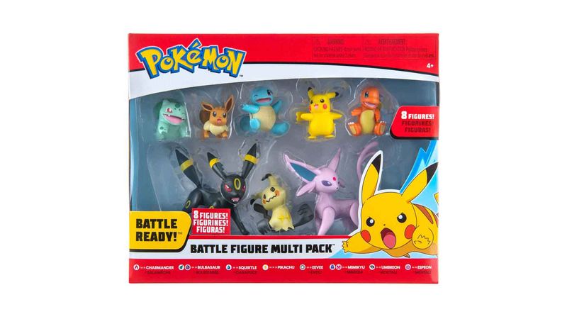 POKEMON SET DE 8 FIGURAS DE BATALLA