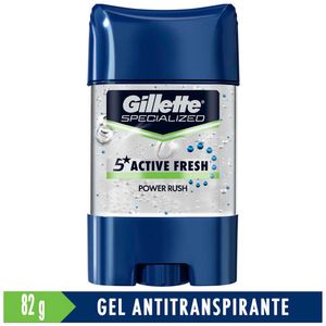 Desodorante para hombre en Gel Para Hombre GILLETTE Power Beads Power Rush Frasco 82g