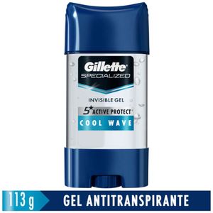 Desodorante Antitranspirante GILLETE Clear Gel Cool Wave Frasco 113g