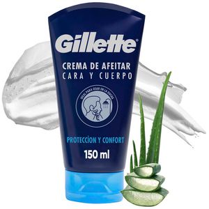 Crema para Afeitar Cara y Cuerpo GILLETTE Corporal Frasco 150g