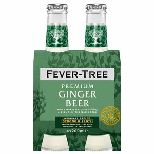 Ginger Beer FEVER TREE Botella 200ml Caja 4un