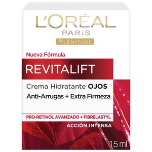 Crema Hidratante L'ORÉAL Revitalift Ojos Anti-Arrugas + Extra Firmeza Frasco 15ml