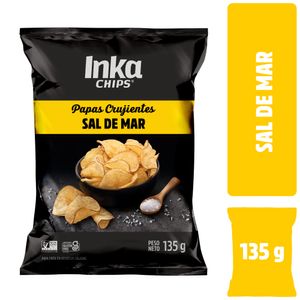 Papas INKA CHIPS con Sal de Mar Bolsa 135g