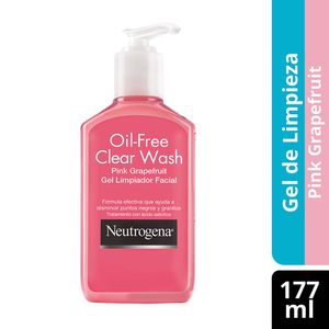 Cuidado Facial NEUTOGRENA Oil Free Clear Wash Pink Frasco 177ml