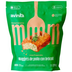 Nuggets de Pollo con Brócoli AVINKA Bolsa 15un