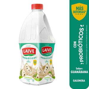 Yogurt Bebible LAIVE Bio Sabor a Guanábana Galonera 1.7Kg