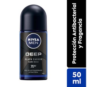 Desodorante Roll On NIVEA Deep Dark Wood Frasco 50ml