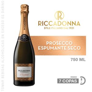 Espumante RICCADONNA Prosécco Botella 750ml