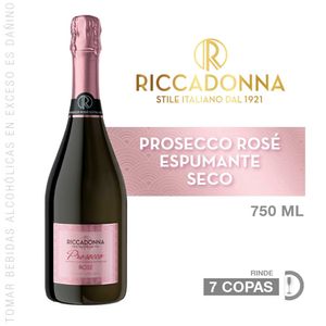 Espumate Prosecco RICCADONNA Rosé Botella 750ml