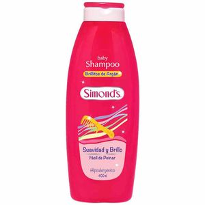 Shampoo para Bebé SIMOND'S Brillitos de Argán Hipoalergénico Frasco 400ml