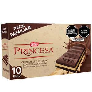 Barra de Chocolate PRINCESA Caja 10un
