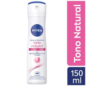 Desodorante Spray NIVEA Tono Natural Classic Touch - Frasco 150ml