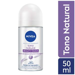Desodorante Roll On NIVEA Tono Natural Beauty Touch - Frasco 50ml