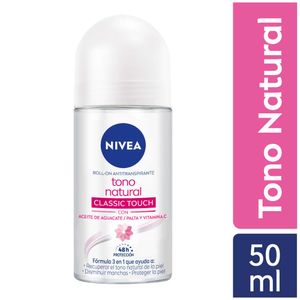 Desodorante Roll On NIVEA Tono Natural Classic Touch - Frasco 50ml