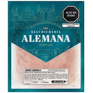Jamón Sándwich SALCHICHERÍA ALEMANA Paquete 200g