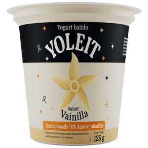 Yogurt Deslactosado YOLEIT Sabor a Vainilla Vaso 125g