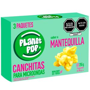 Maíz Pop Corn PLANET POP Mantequilla Paquete 3un