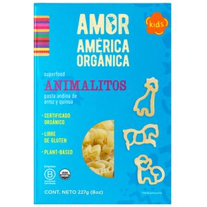 Pasta Animalitos AMÉRICA ORGÁNICA Caja 227g