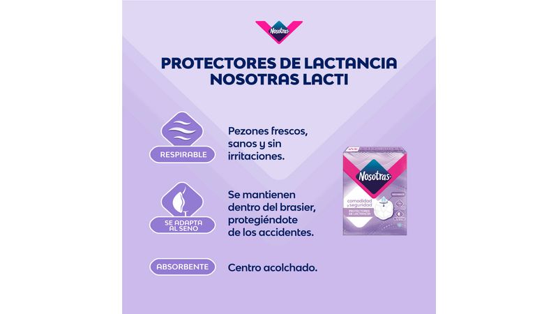 Protectores Para Lactancia Lacti 40 Unidades