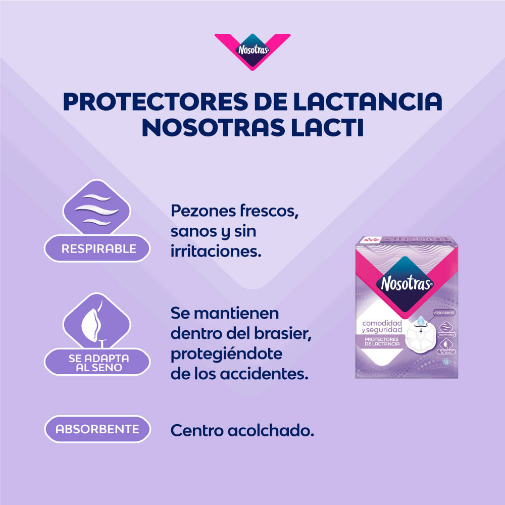 Protectores de lactancia Nosotras Lacti - Nosotras