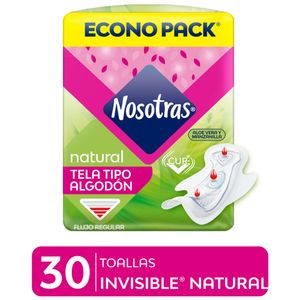 Toallas Higiénicas NOSOTRAS Invisible Paquete 30un