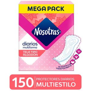 Protectores Diarios NOSOTRAS Multiestilo Caja 150un