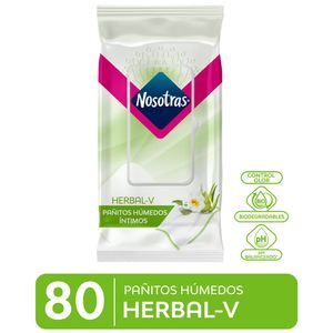 Pañitos Íntimos NOSOTRAS Herbal Paquete 80un